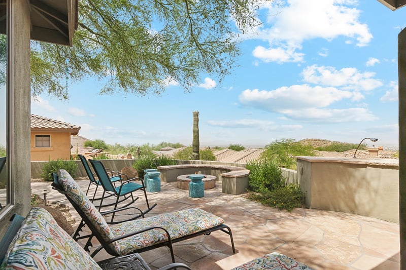 Soak up the sun on the loungers