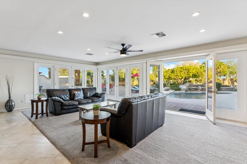 Take a seat, strike up a conversation, play a game, enjoy this great room