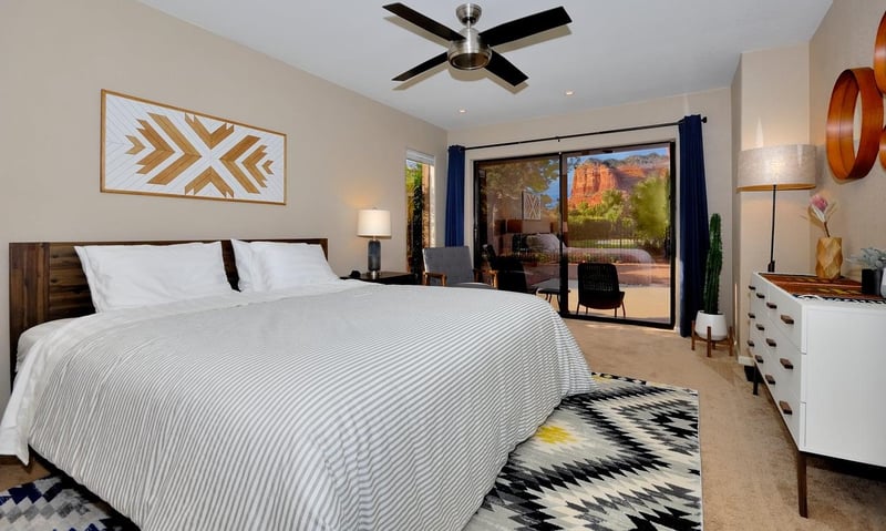 Master bedroom with views is definitely the way to wake up.