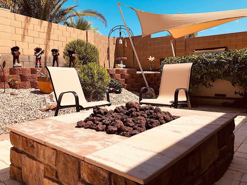 Roast a smore around the fire pit