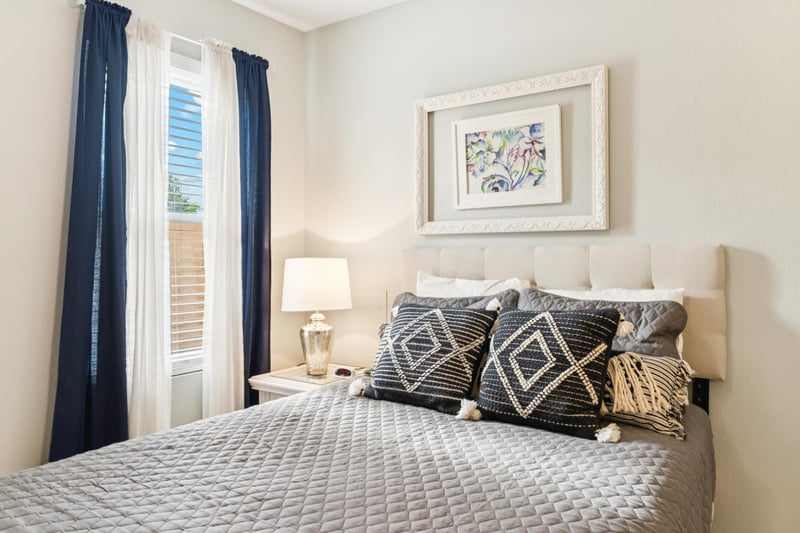 Fluffy, Comfortable Queen Bed in the Guest Bedroom