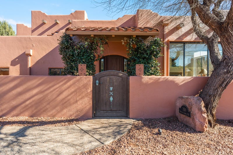 Gate Leading to Courtyard