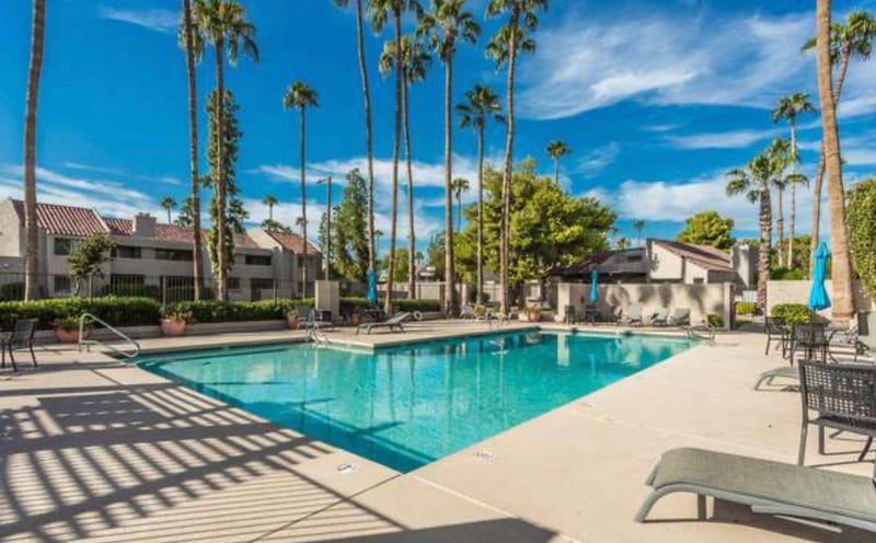 Relax at Poolside at the community pool