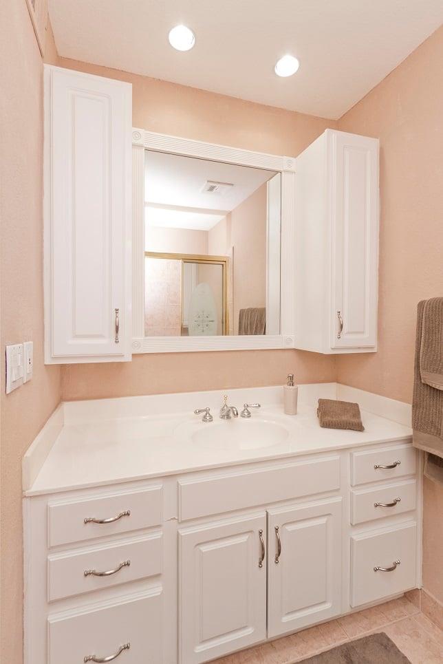 Master bathroom connected to master bedroom.