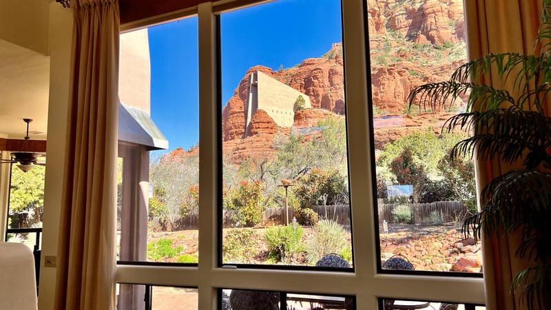 View Of Chapel Of Holy Cross