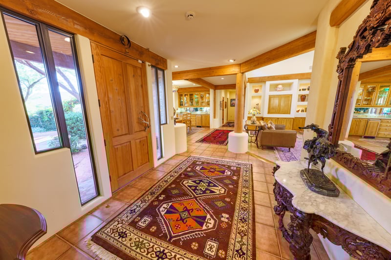 Foyer Leading From Living Room To Main Master Suite