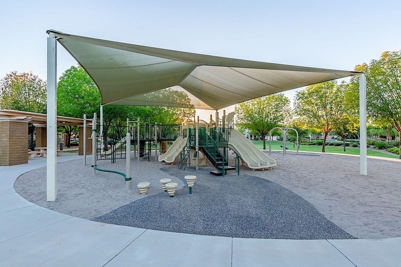 Childrens playground just down the street