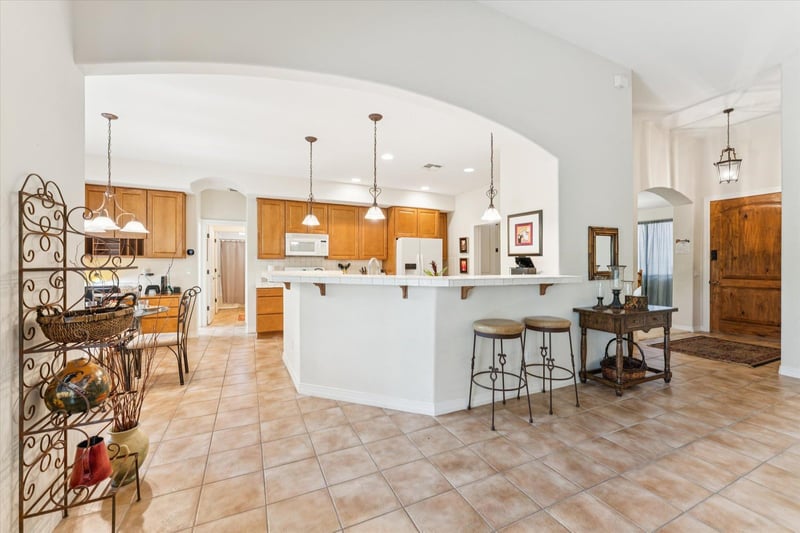 Well decorated and Well lit