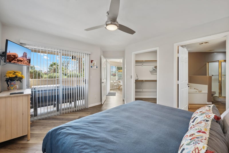 Primary Suite. Lots of natural light