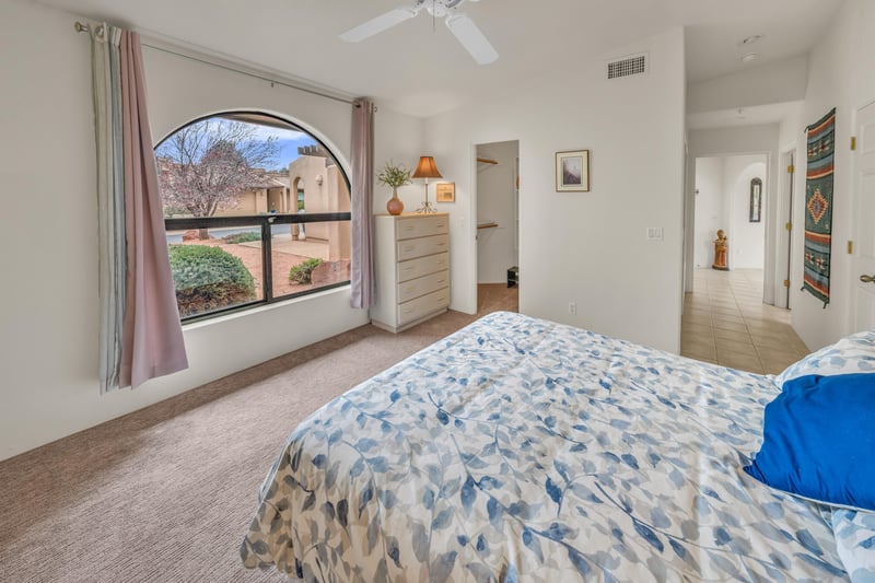 Guest Bedroom With Walk In Closet