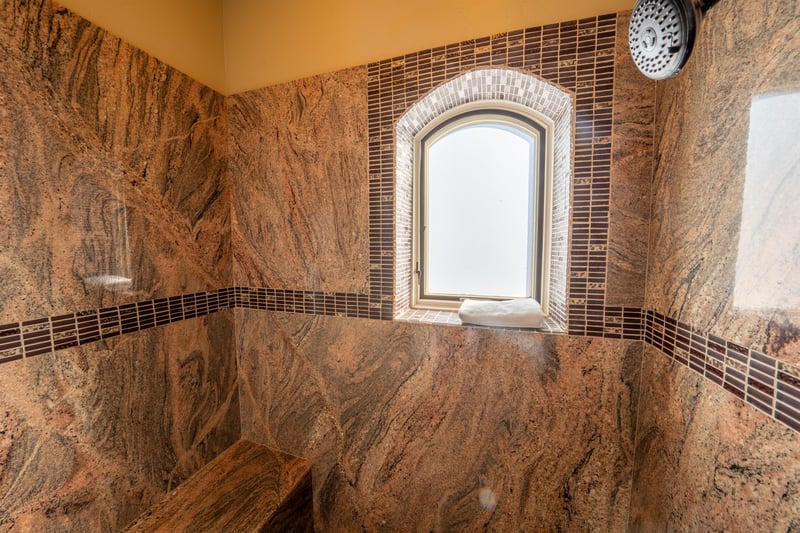 Spacious WalkIn Shower