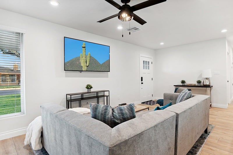 Smart TVs throughout the home