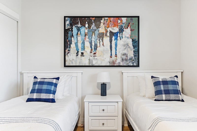 Third bedroom  Twin beds and Smart TV