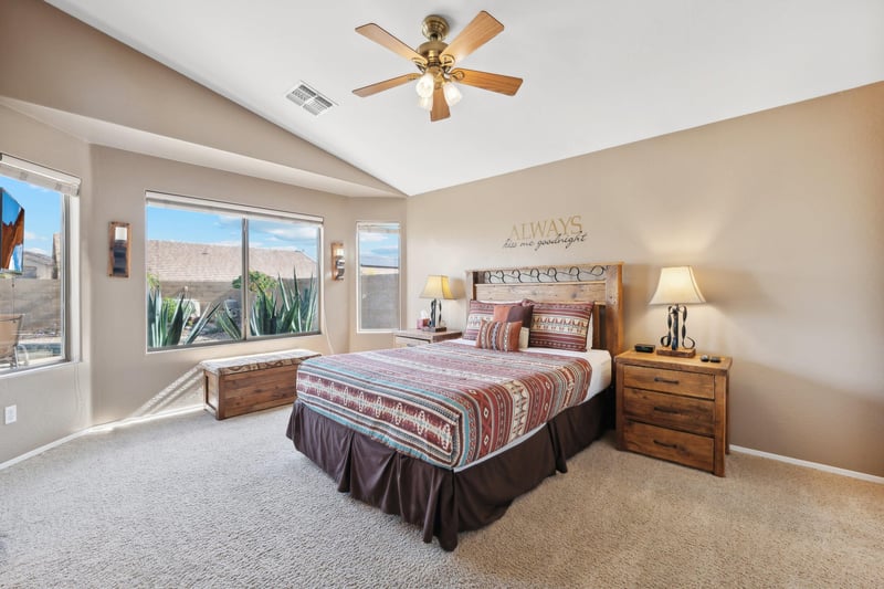 Primary Suite  King size bed