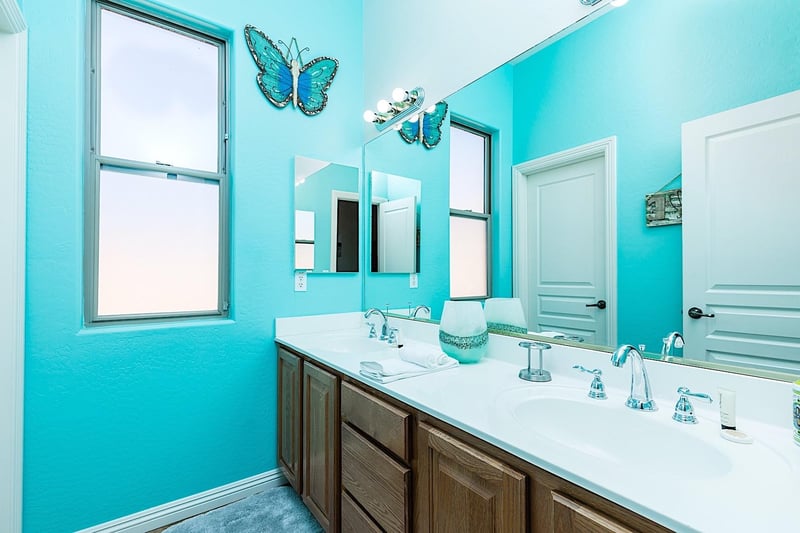 Guest Bath  Dual Vanities