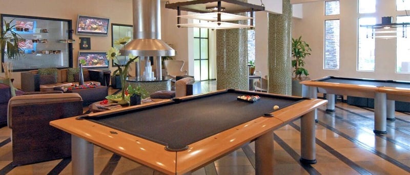 Community billiard room