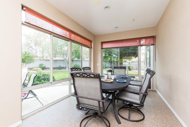 The Arizona room Views all around, highly recommended for breakfast at Dawn and dinner at dusk