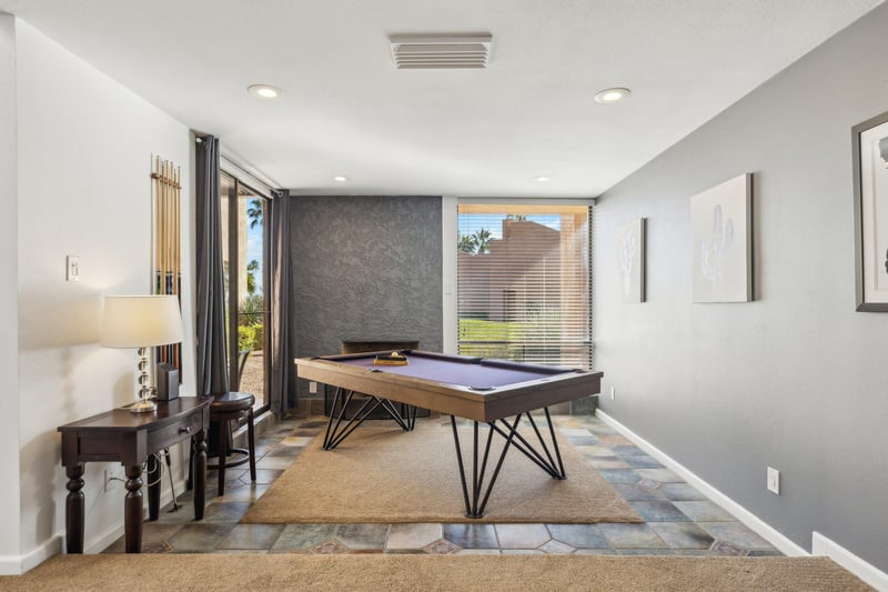 Another angle of the pool room