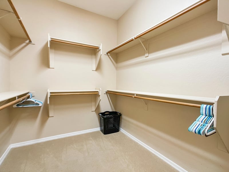 Large closet of Main bedroom