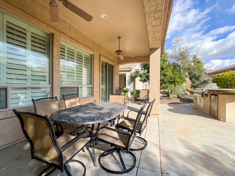 Grill and Relax in the private backyard