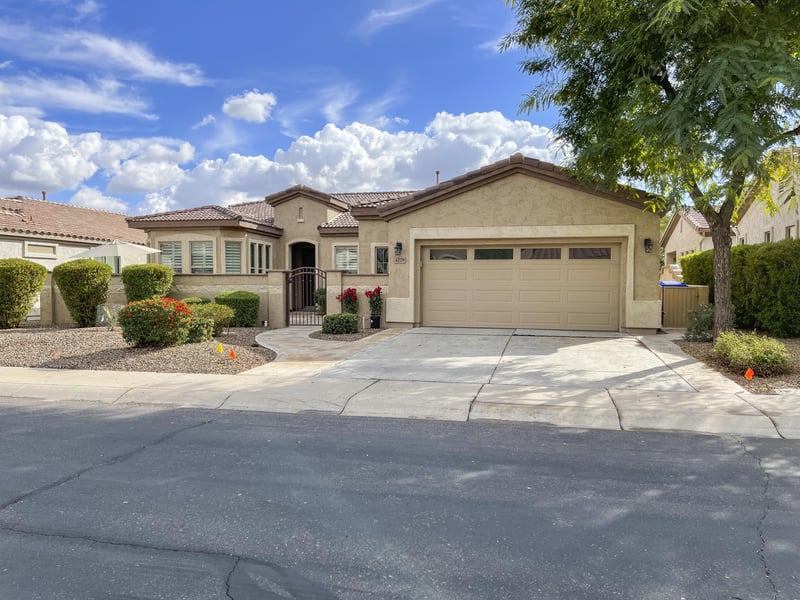 Trilogy vacation home as seen from the street