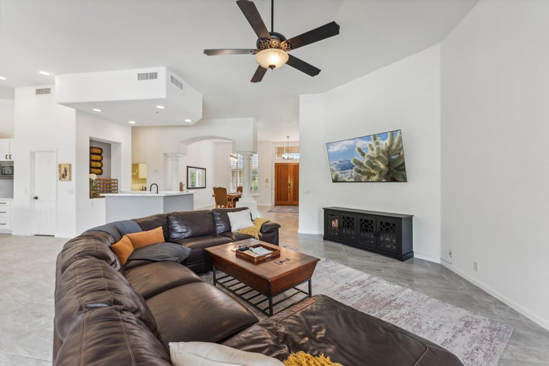 Large Sectional for the whole family to kick back and relax