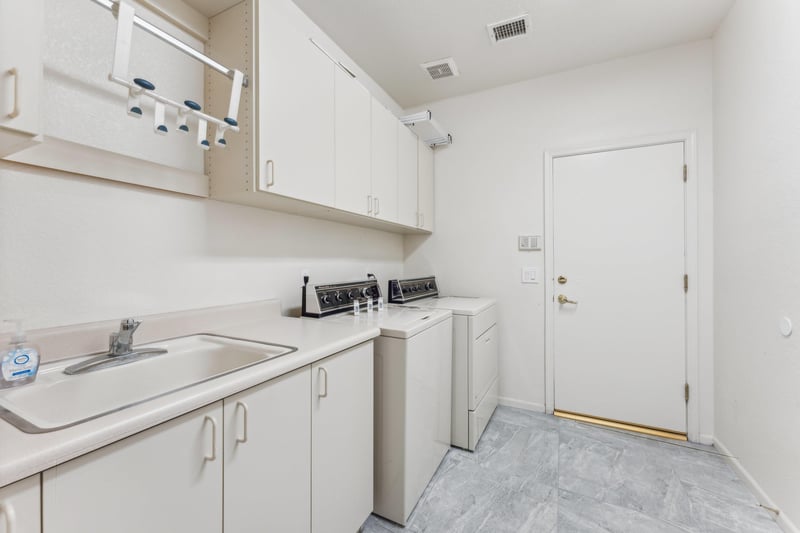 Laundry Room with access to the 3 car garage