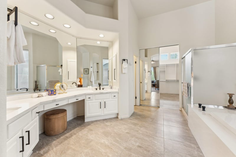Large open bathroom