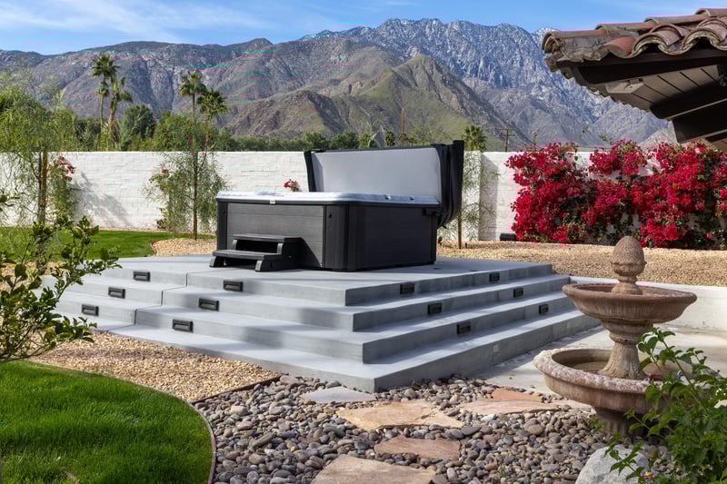 Gorgeous above ground spa