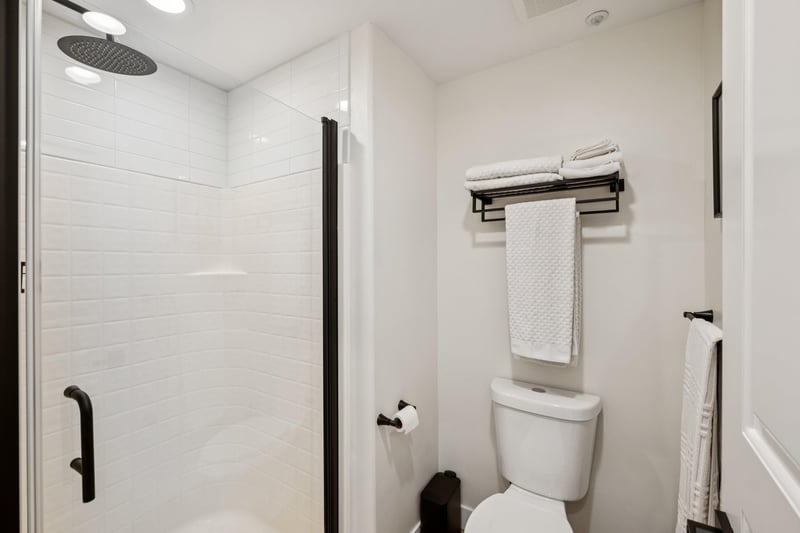 Master bathroom walk in shower