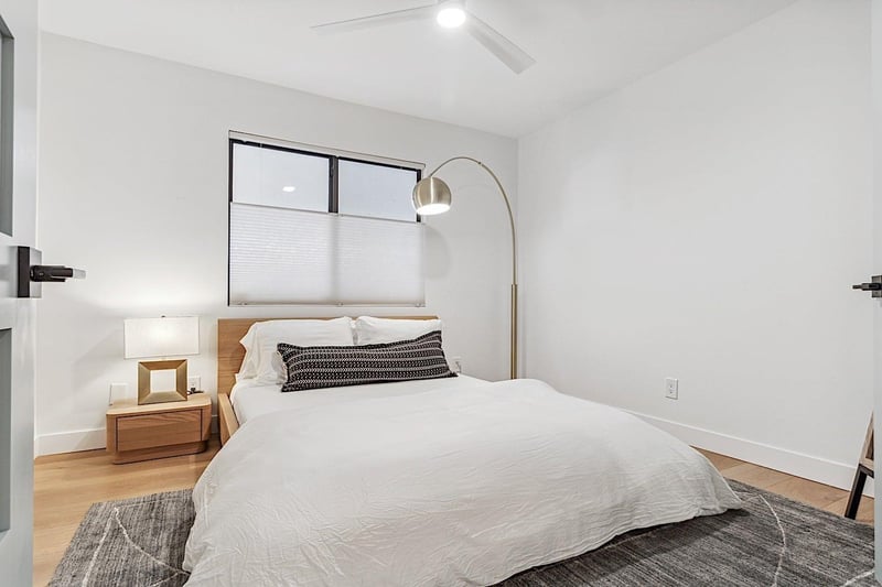 Second Bedroom  Low platform Queen bed