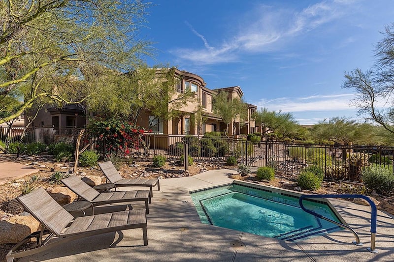 Soak in the spa after a nice day on the links or a hike