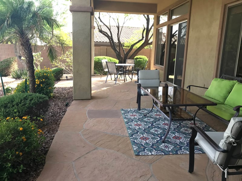 Covered Patio Area