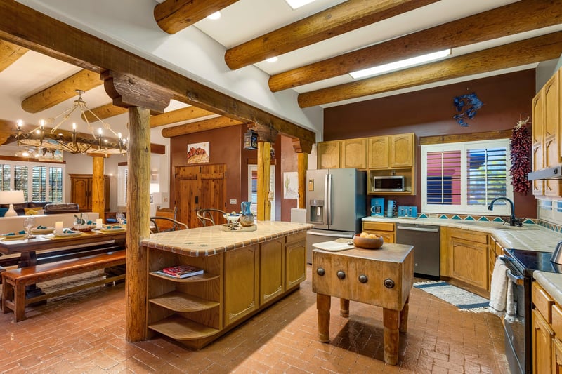 Large open kitchen