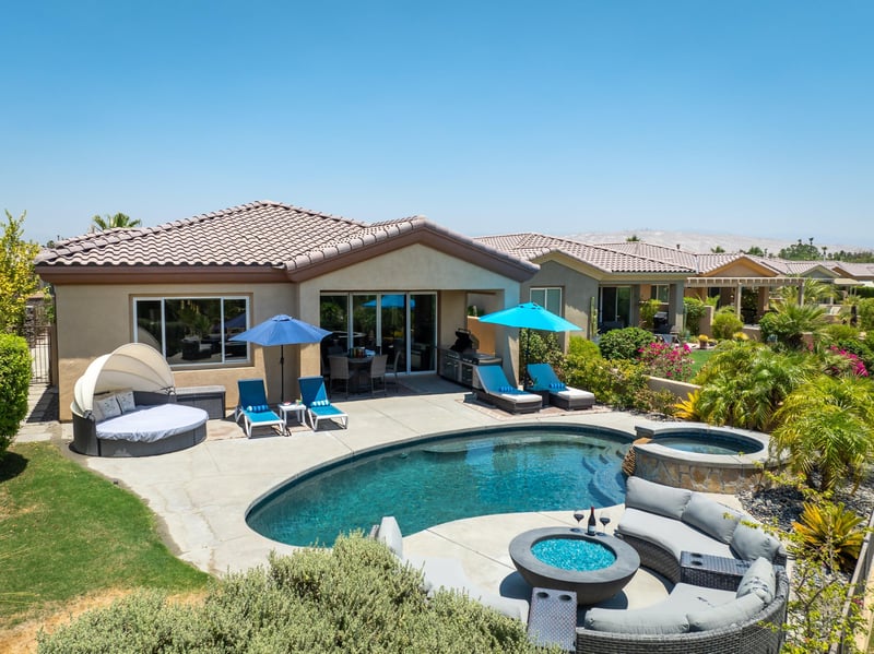 Lounge the day away in the pool