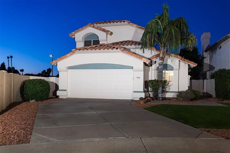 Front of the home