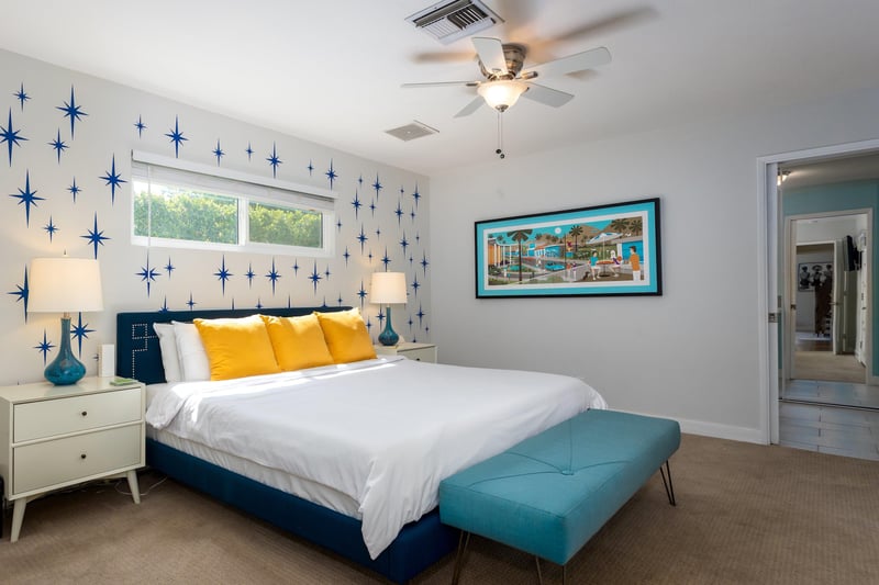 Spacious bedrooms
