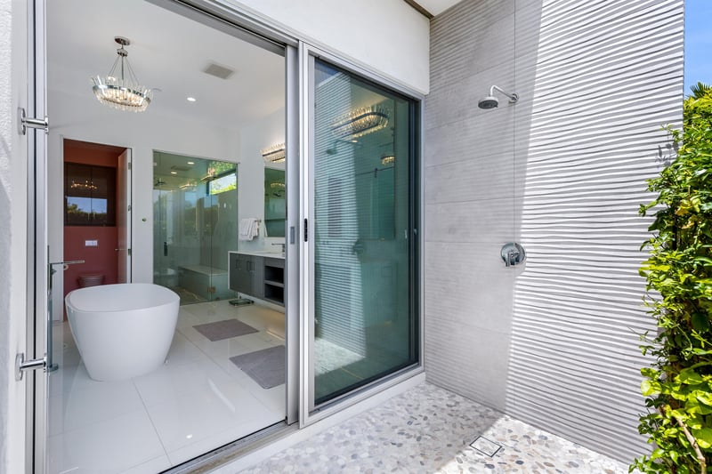Outdoor shower