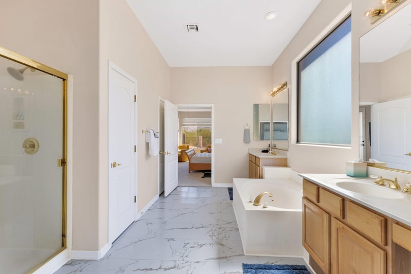 Master bathroom