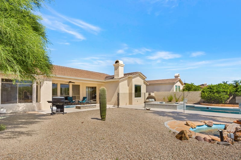 view of backyard