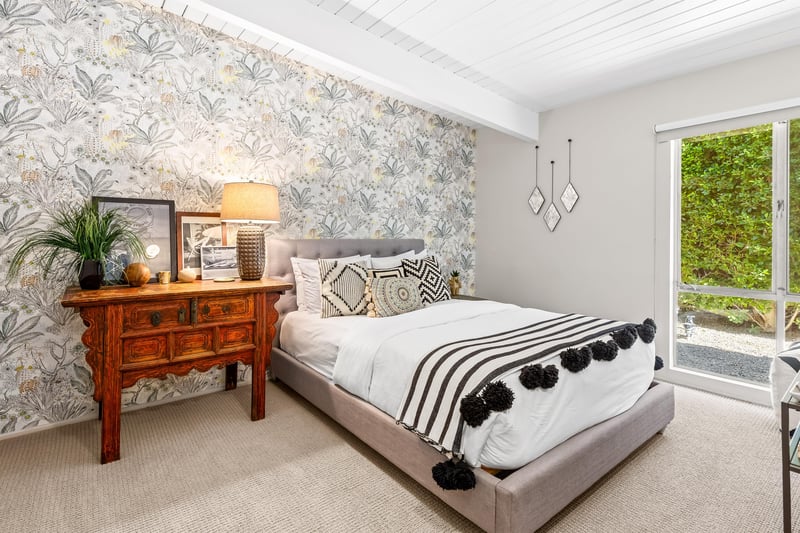 Roomy and plush bed