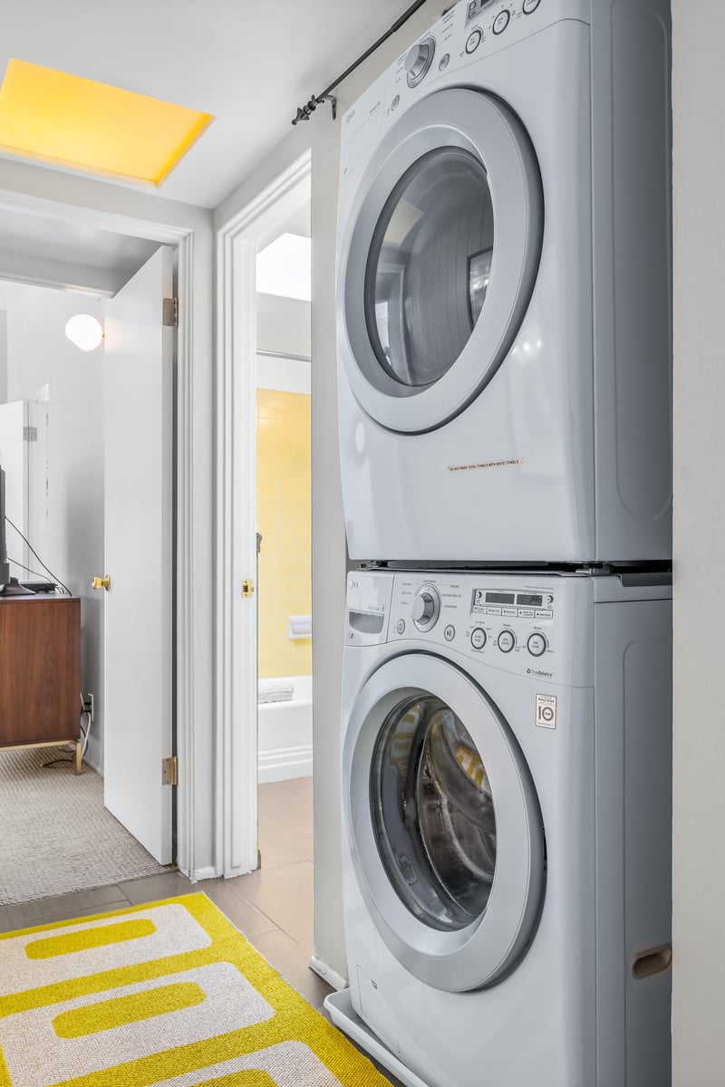 Washer and dryer