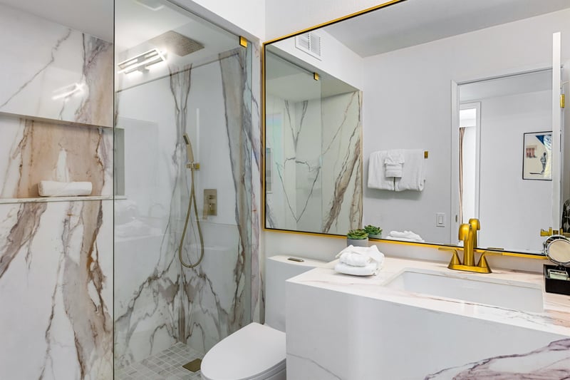 Stunning guest bathroom