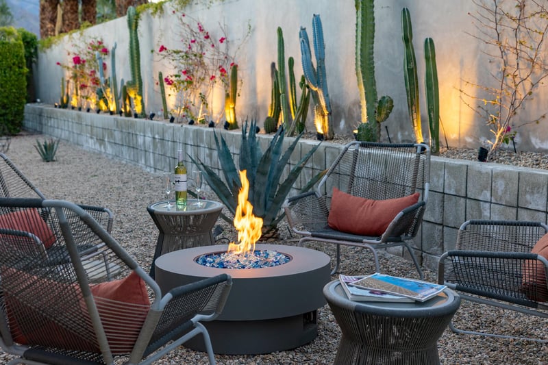 Gather around the fire pit