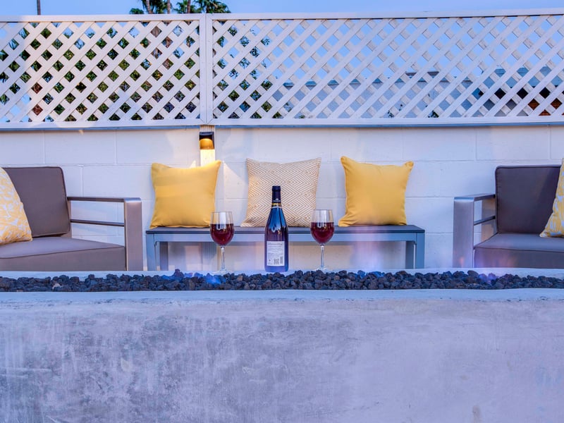 The perfect spot for a glass of wine
