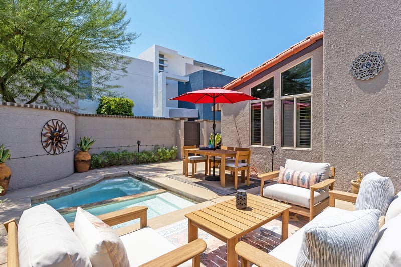Perfect for poolside relaxing
