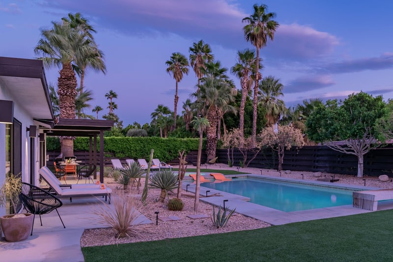 Enjoy beautiful desert sunsets