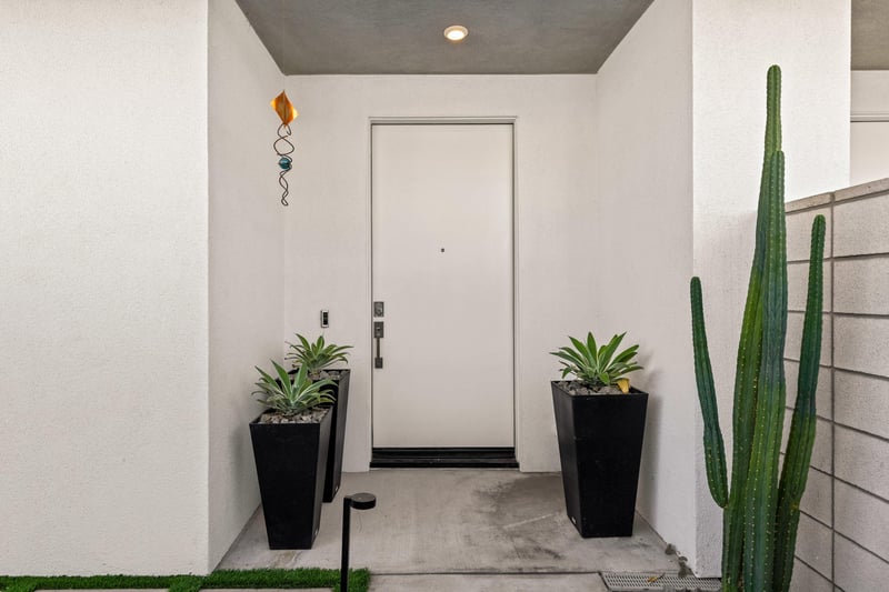 Modern entrance