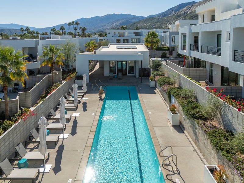 Modern resort complex