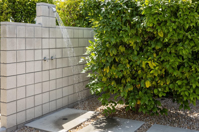 Outdoor shower